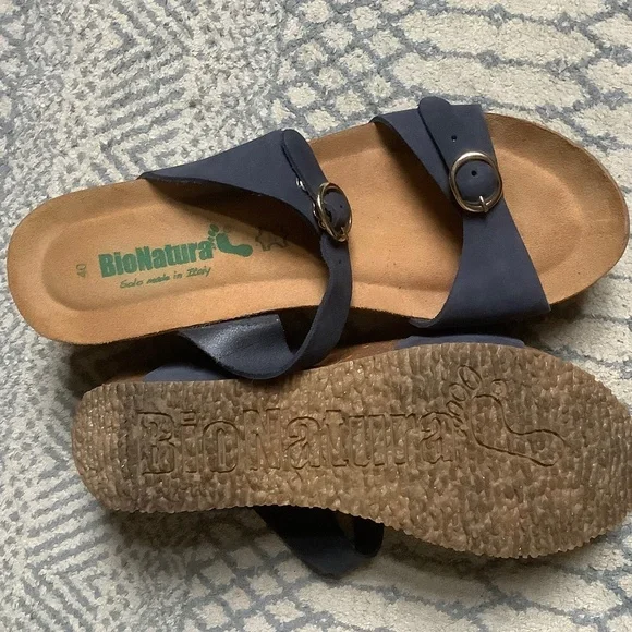 Bionatura Platform Sandal Navy EU 40 - Picture 3 of 4